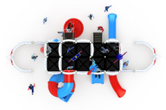 Gemi Temalı Oyun Grubu A-100 PRK-104 | Temalı Metal Oyun Grupları | Erse Kent Mobilyaları